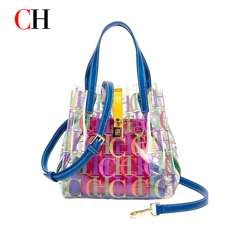 Women'S Bags Handbags - CH 여성용 PVC 투명 토트백, 다채로운