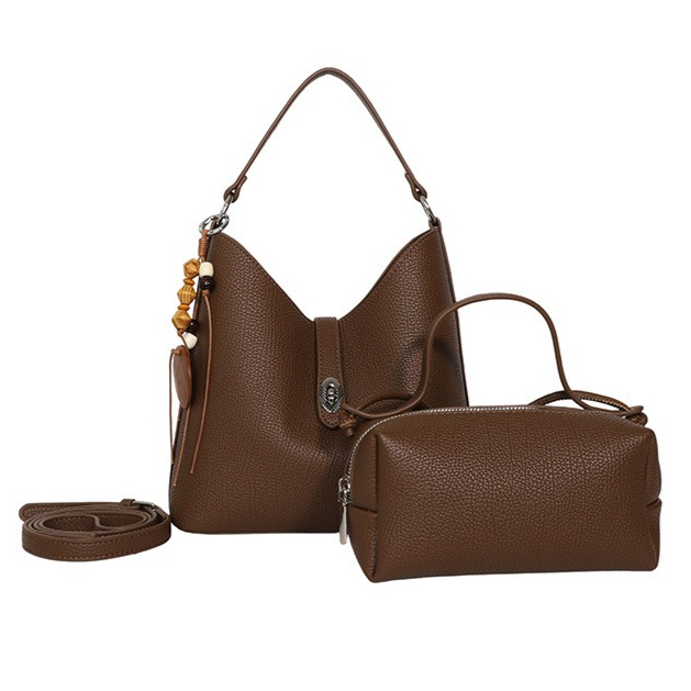 Women'S Bags Handbags - 빈티지 스타일의 버킷형 합성 소재 핸드백,