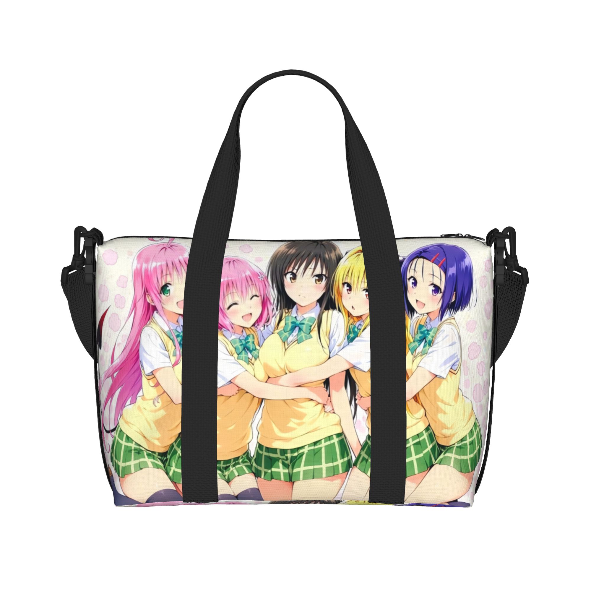 맞춤 제작된 대형 T-To L-Love R-Ru 토트백 - Women Bags Ru 리뷰 및 가격