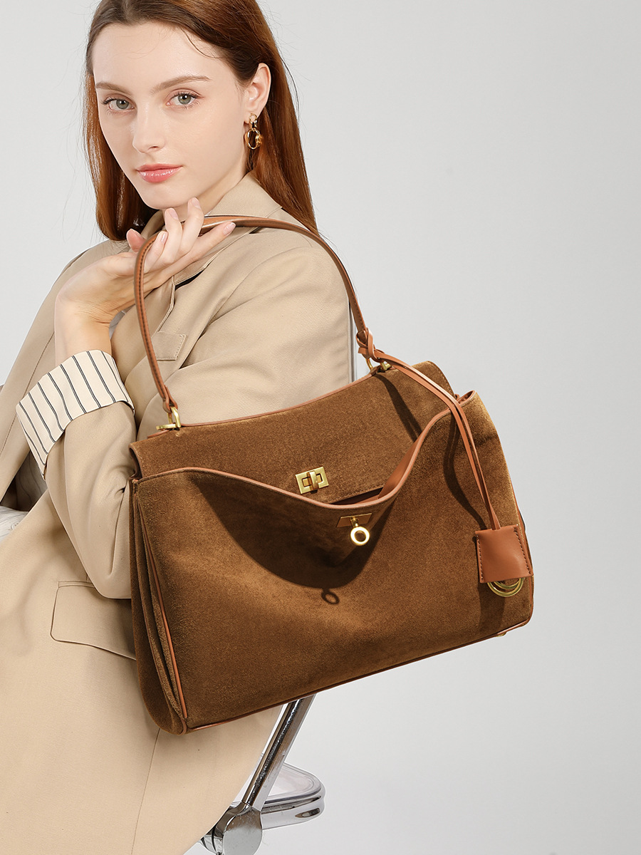 가을 겨울 여성용 스웨이드 천연 가죽 가방 숄더 핸드백 - Women Bags On Sale 리뷰 및 가격