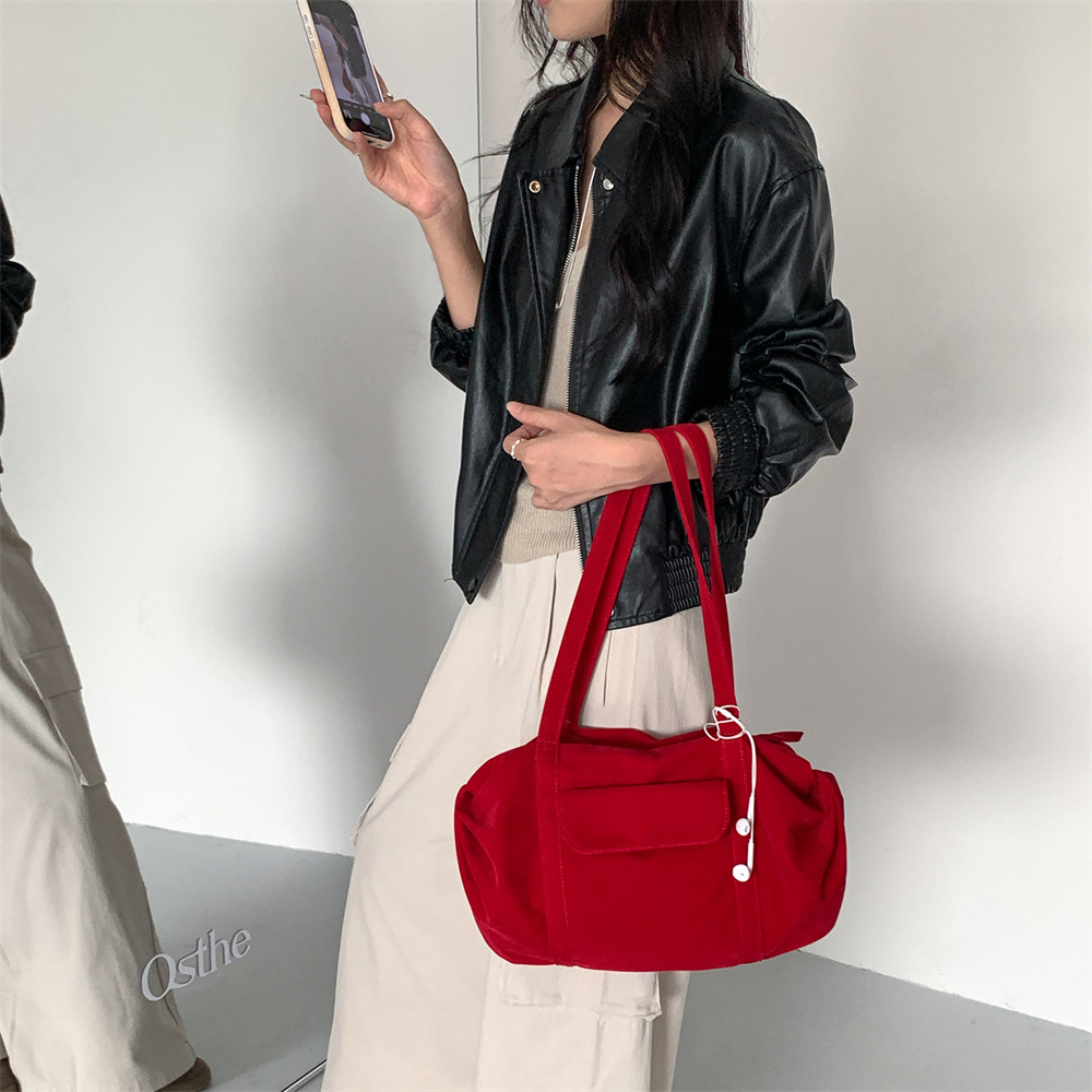 빈티지 벨벳 소재 여성용 보스턴 핸드백, 대용량, 고급 - Women Hand Bags For Office 리뷰 및 가격
