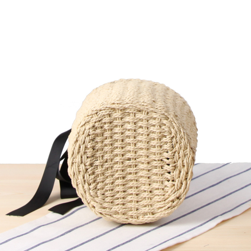 여성용 수제 버킷 밀짚 가방, 탑 핸들 핸드백, 럭셔리 - Women'S Raffia Bags 리뷰 및 가격