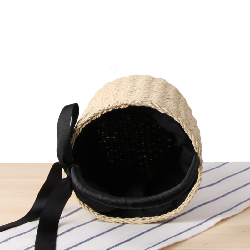 여성용 수제 버킷 밀짚 가방, 탑 핸들 핸드백, 럭셔리 - Women'S Raffia Bags 리뷰 및 가격