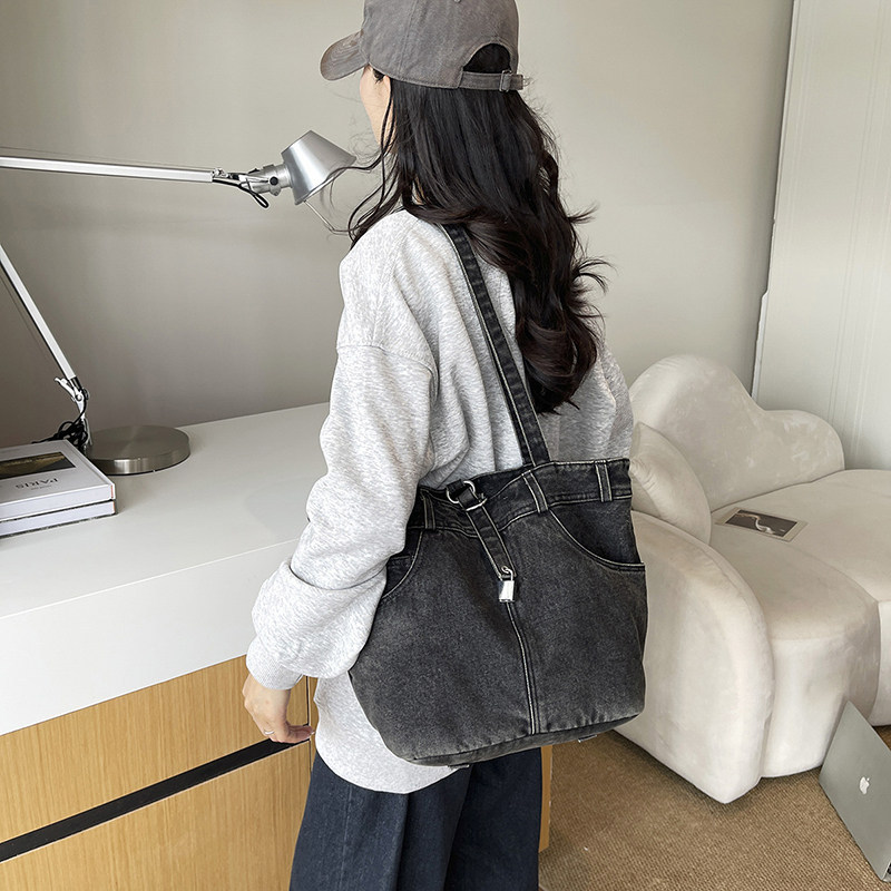 데님 패션은 간결하면서도 트렌디하여 일본과 한국의 젊은 - Women'S Young Bags 리뷰 및 가격