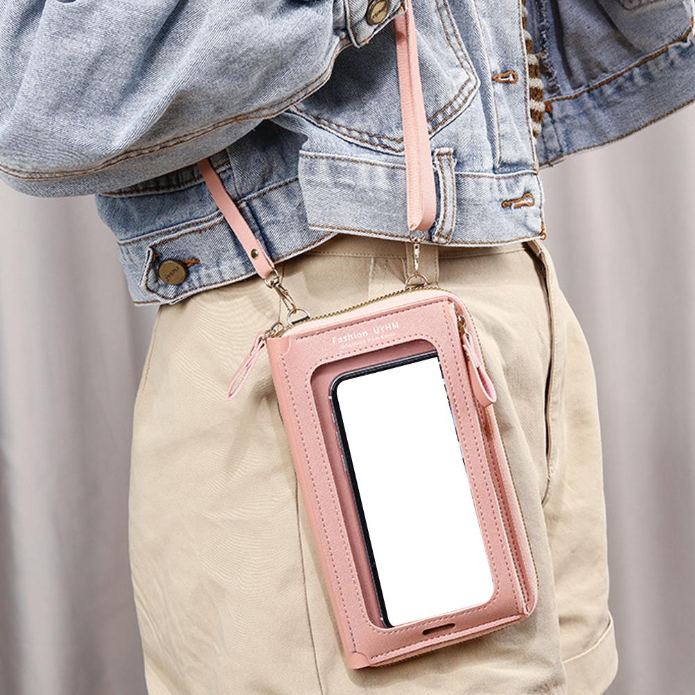 여성 가방 부드러운 가죽 지갑 터치스크린 휴대폰 지갑  - Women'S Bags Handbags 리뷰 및 가격